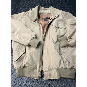 Rare Brooks Brothers Jacket Mens 42 Tan Bomber Plaid Lined Jacket + Lined Vest